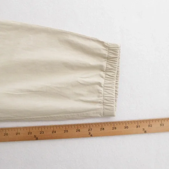 Patagonia Mens Nomader Jogger Pants Pelican Beige Elastic Waist Drawstring XXL